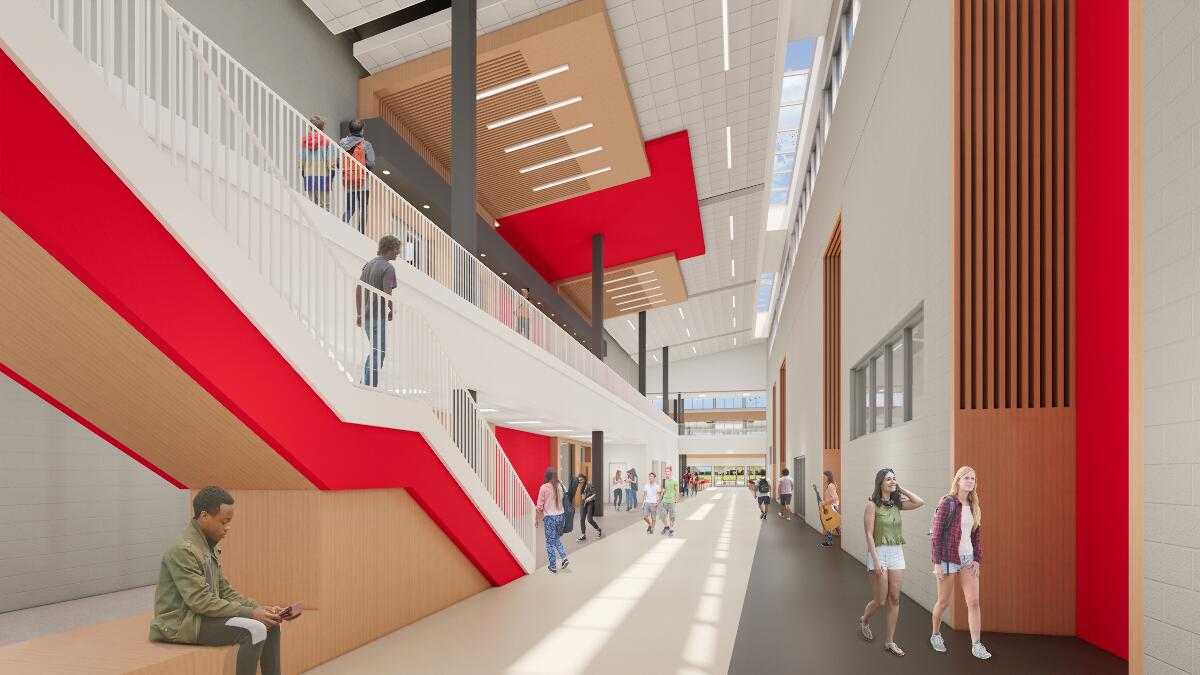 New Neenah High School Building Walk Through 